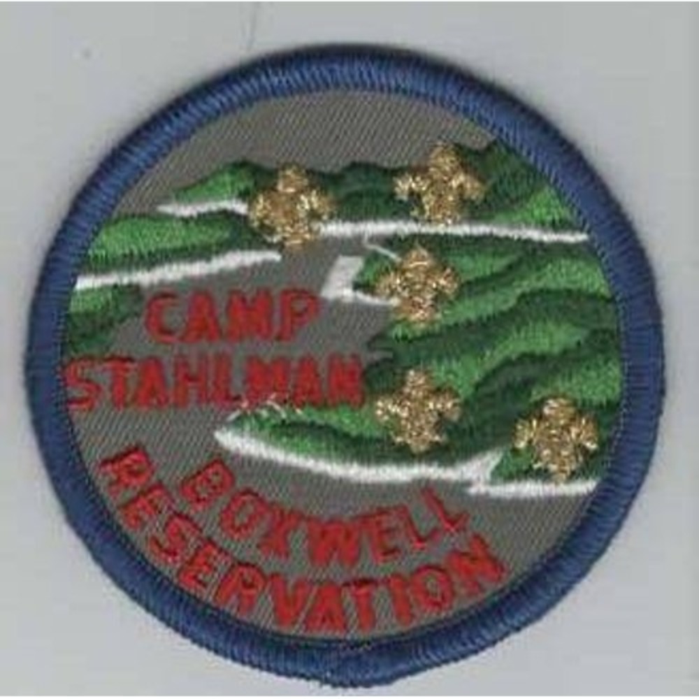Camp Stahlman Rockwell Reservation Embroidered Patch Scout Collectible - Picture 1 of 1